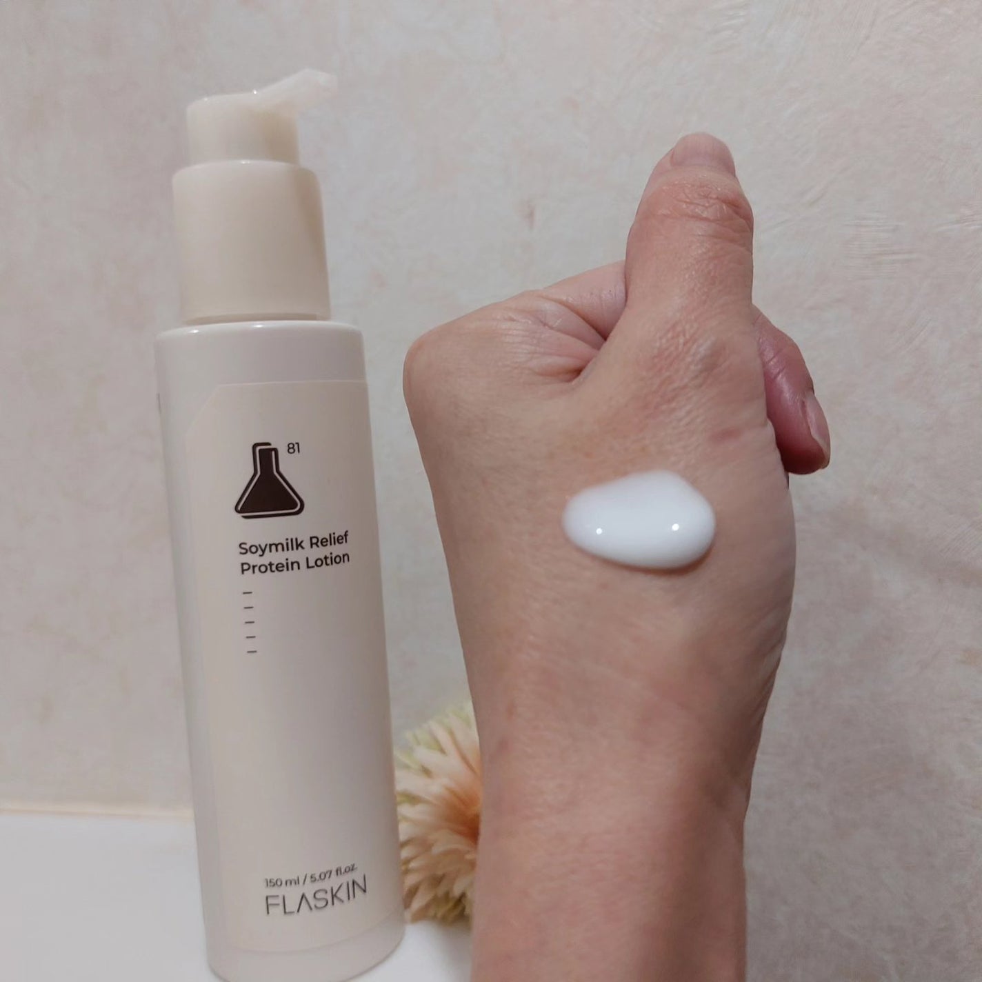 純白豆乳タンパク質乳液/FLASKIN/乳液を使ったクチコミ(2枚目)