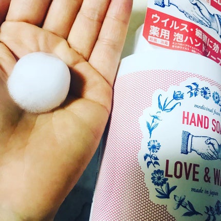 ハンドソープ LOVE&WASH/ペリカン石鹸/ハンドソープを使ったクチコミ(1枚目)