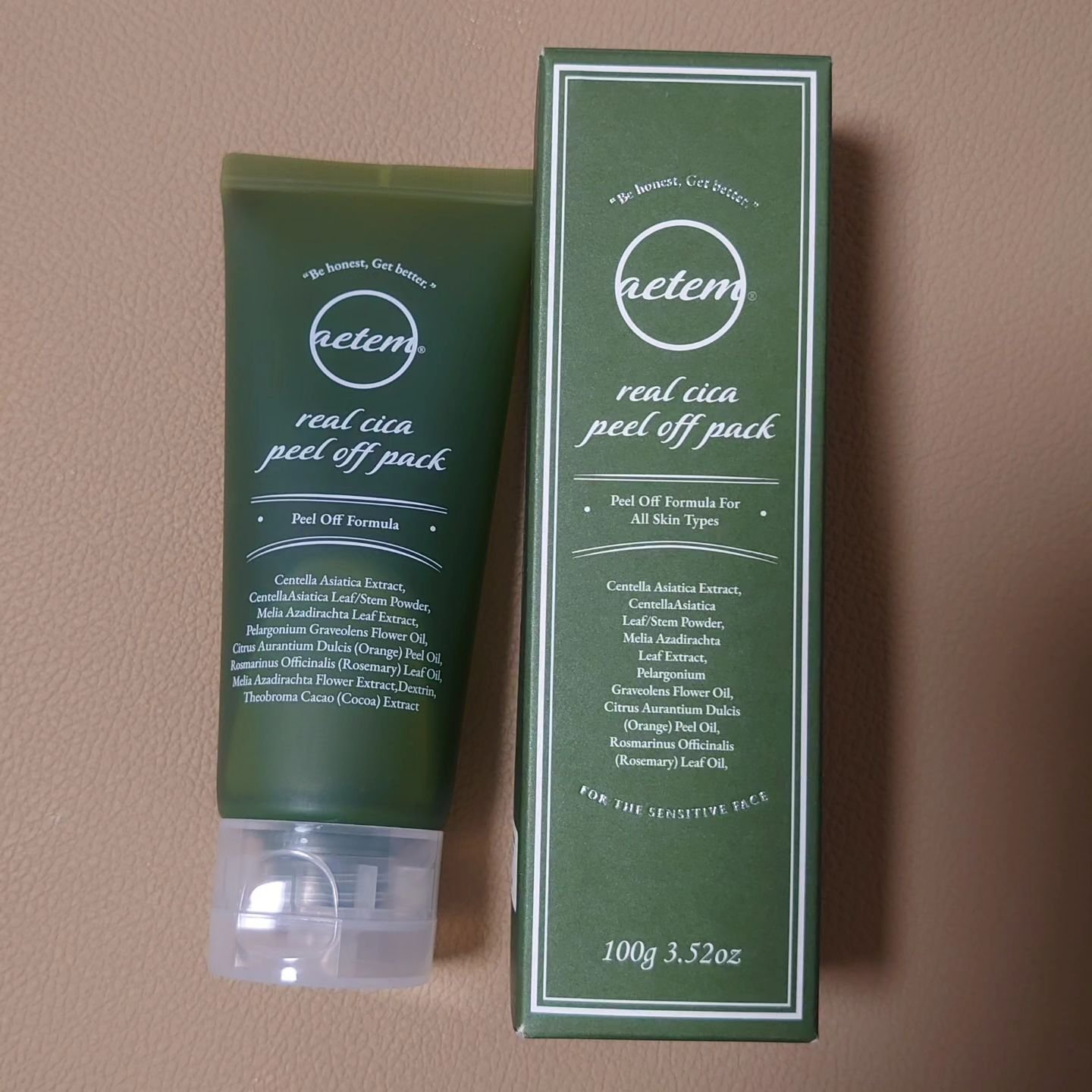 REAL CICA PEEL OFF PACK 100g(本体)/Aetem /シートマスク・パックを使ったクチコミ（1枚目）