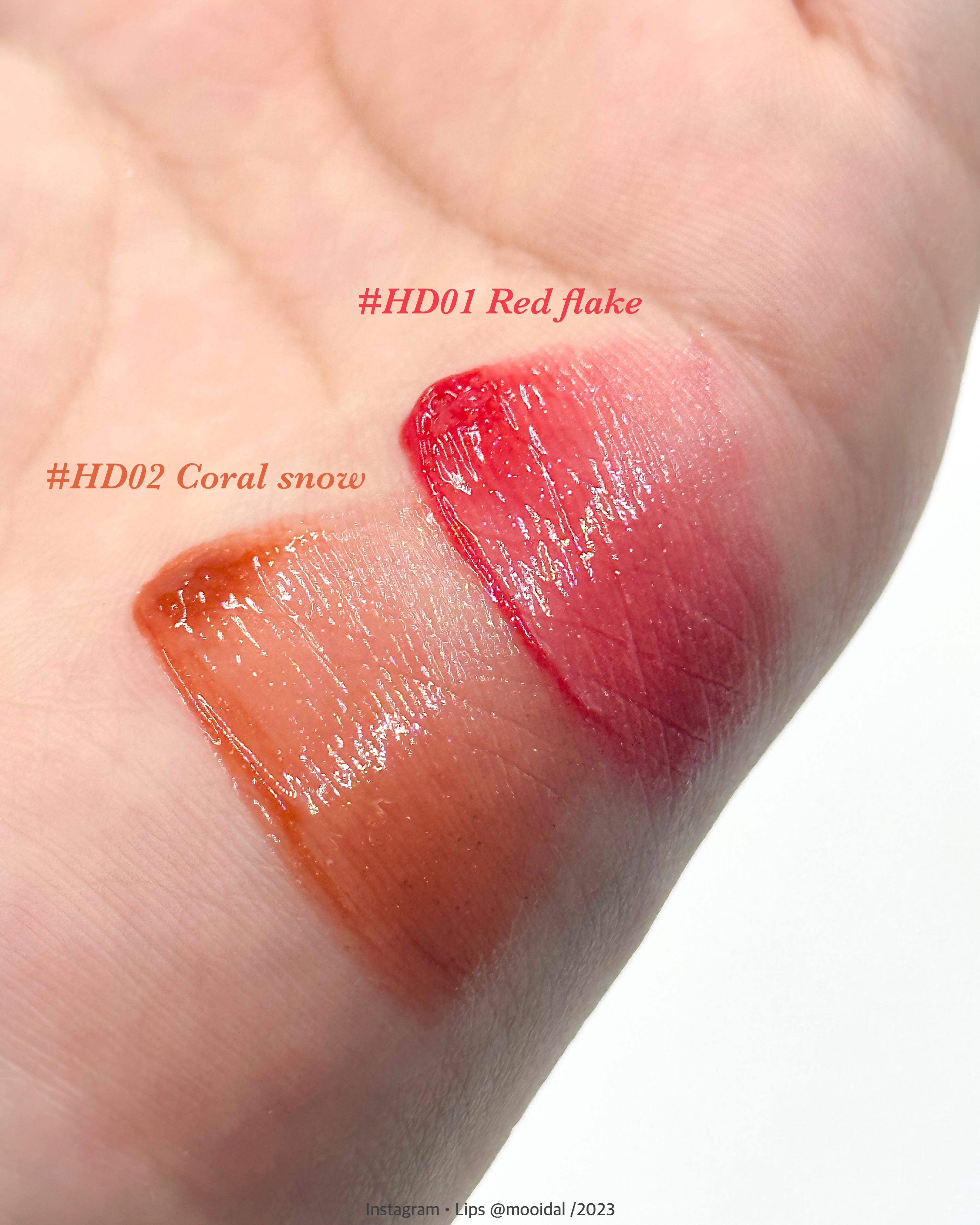 アンドバイロムアンド　グラッシーボムティント/&nd by rom&nd/リップティントを使ったクチコミ（2枚目）