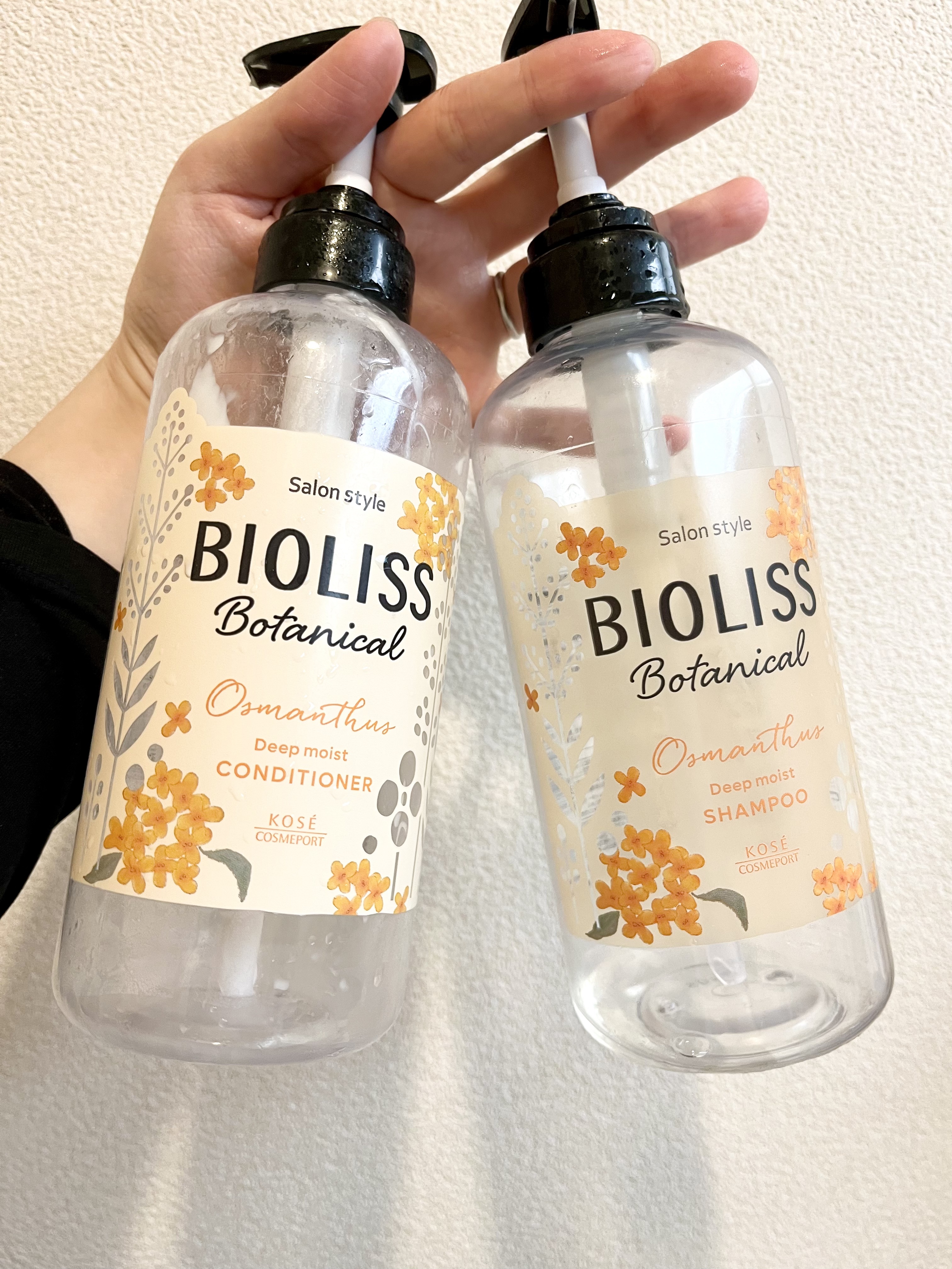 ボタニカル ペアセット（ディープモイスト） 金木犀の香り TH　　/SSビオリス/市販シャンプーを使ったクチコミ（1枚目）