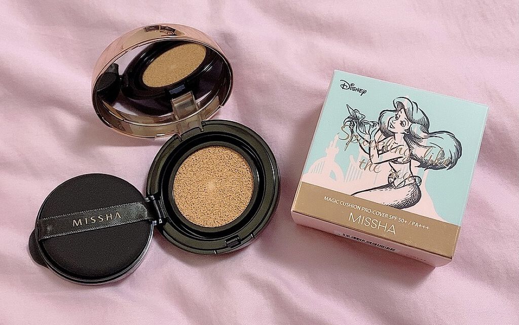 M クッション ファンデーション(プロカバー)/MISSHA/クッションファンデーションを使ったクチコミ（2枚目）