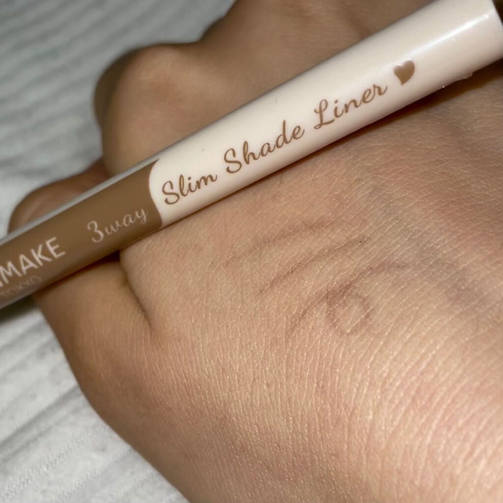 3wayスリムシェードライナー/キャンメイク/リキッドアイライナーを使ったクチコミ(2枚目)