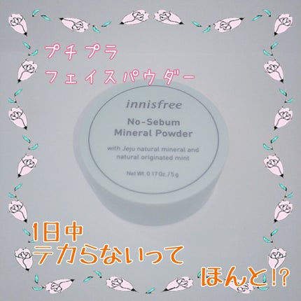 ノーセバム ミネラルパウダー/innisfree/ルースパウダーを使ったクチコミ(1枚目)