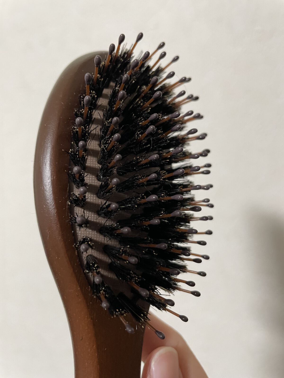 コンボパドルブラシ コンボパドルブラシミニ/john masters organics/ヘアブラシを使ったクチコミ（2枚目）