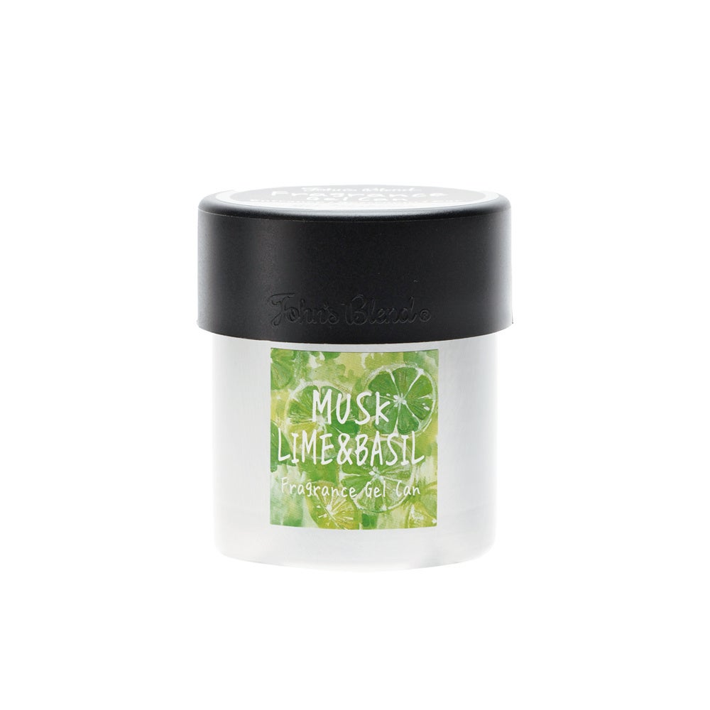 John's Blend フレグランスジェルカン ムスクライム&バジル