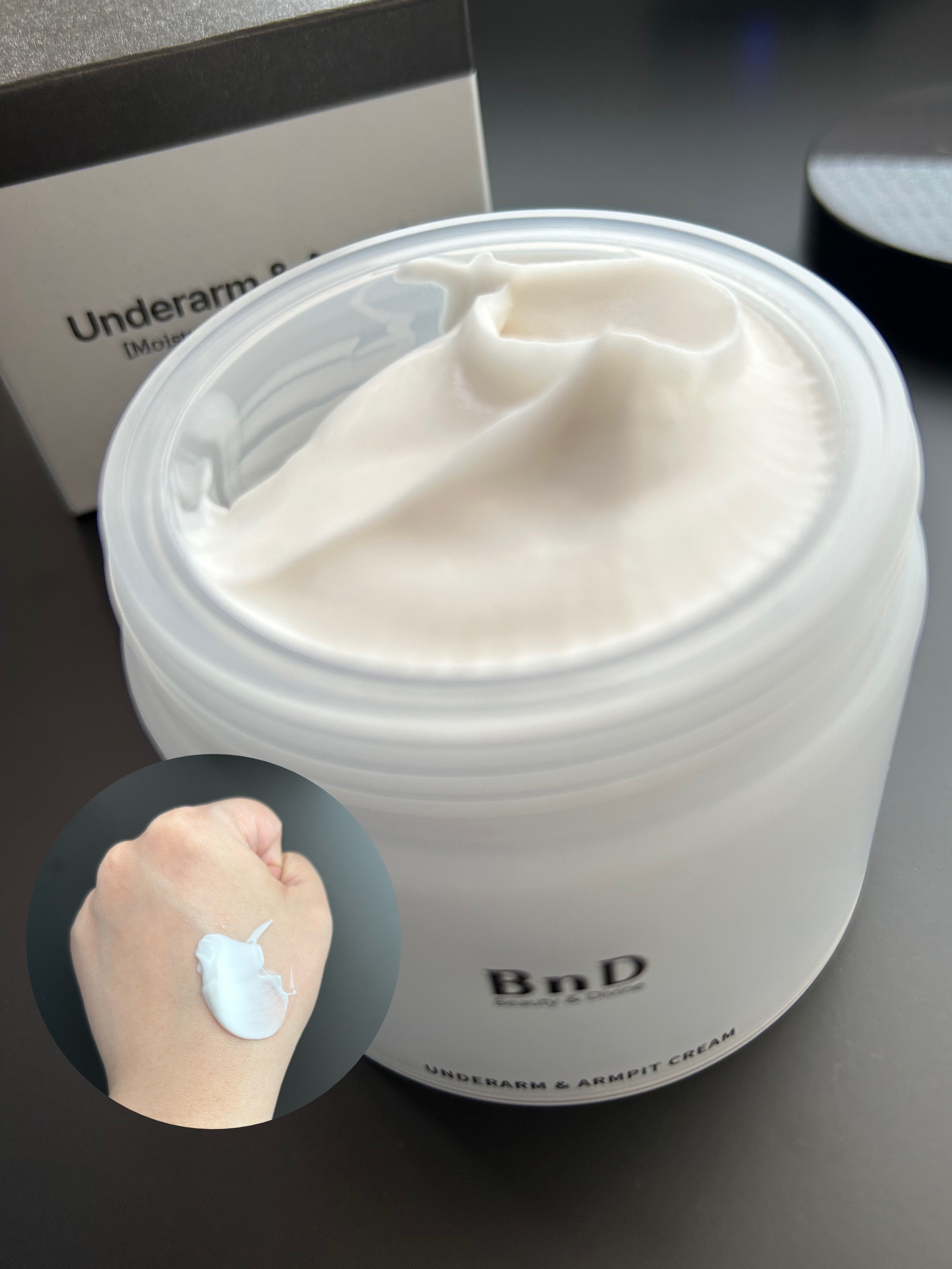 BnDアンダーアームクリーム(ボディクリーム)/BnD/デリケートゾーンケアを使ったクチコミ（2枚目）