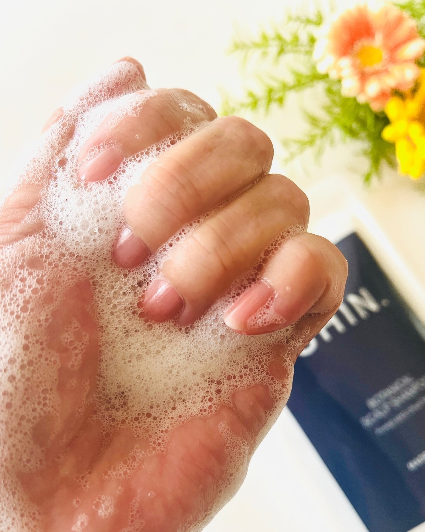 SHIN. 薬用ボタニカルスカルプシャンプー/エーエフシー/市販シャンプーを使ったクチコミ(4枚目)