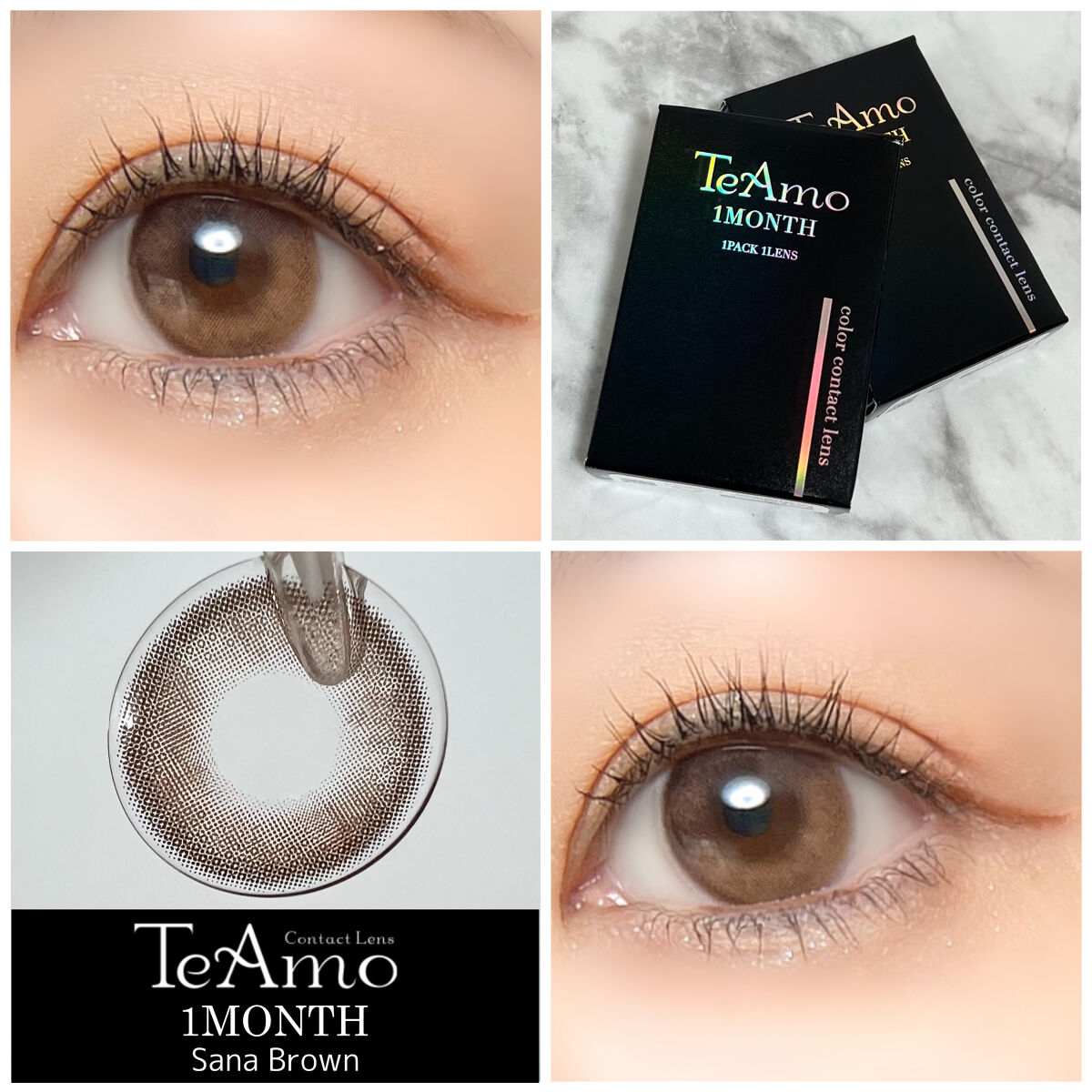 TeAmo 1month/TeAmo/１ヶ月（１MONTH）カラコンを使ったクチコミ（1枚目）