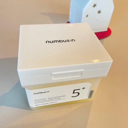 5番 白玉グルタチオンCフィルムパッド/numbuzin/トナーパッドを使ったクチコミ(1枚目)