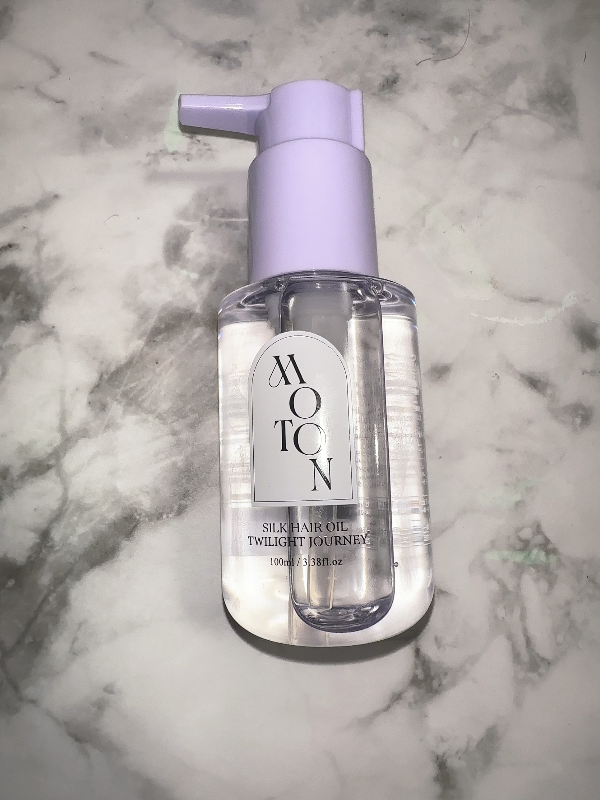 MOTON シルクヘアオイル トワイライトジャーニー/MOTON/ヘアオイルを使ったクチコミ（1枚目）