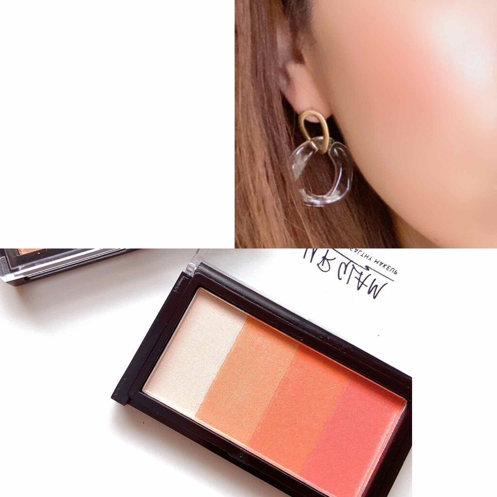 UR GLAM　GRADATION CHEEK/U R GLAM/パウダーチークを使ったクチコミ（3枚目）