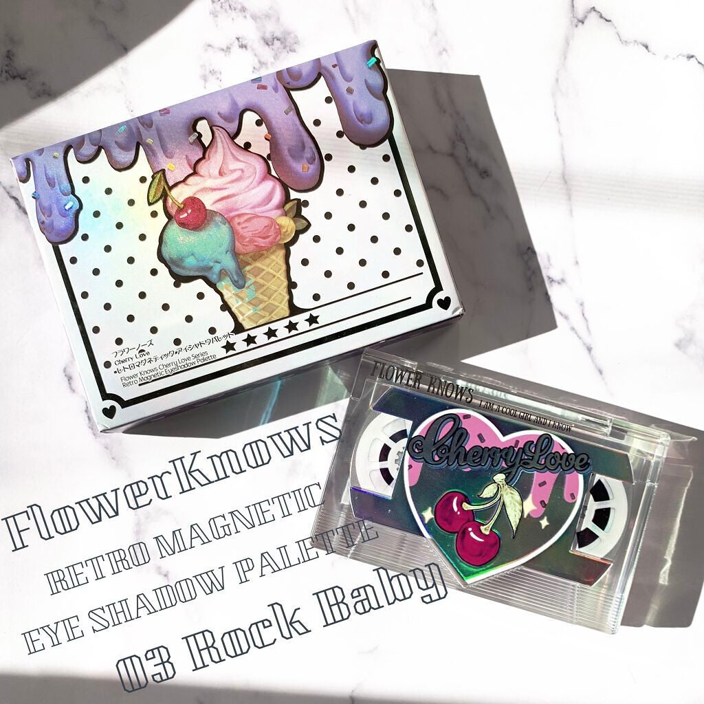 レトロマグネティック アイシャドウパレット/FlowerKnows/アイシャドウパレットを使ったクチコミ(1枚目)