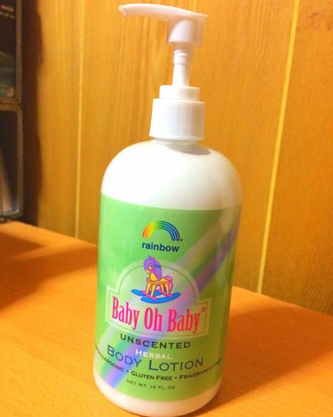 Organic Herbal Body Lotion/Baby Oh Baby/ボディクリームを使ったクチコミ（1枚目）