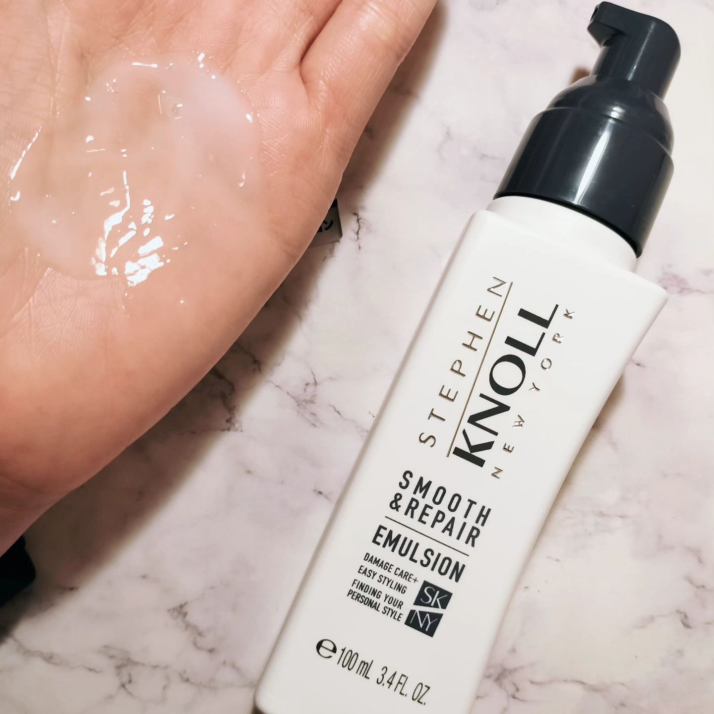 モイスチュアソフニング エマルジョン スムースリペア/スティーブンノル ニューヨーク/ヘアミルクを使ったクチコミ（3枚目）