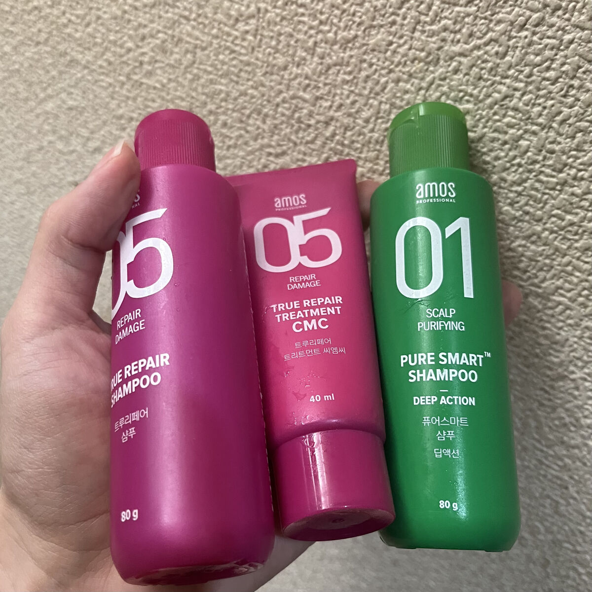 ピュアスマートシャンプー(クール/モイスト/フレッシュ)/amos PROFESSIONAL/サロンシャンプーを使ったクチコミ（1枚目）