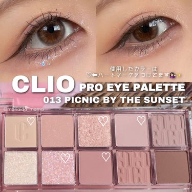 プロ アイ パレット 13 PICNIC BY THE SUNSET/CLIO/アイシャドウパレットを使ったクチコミ（3枚目）