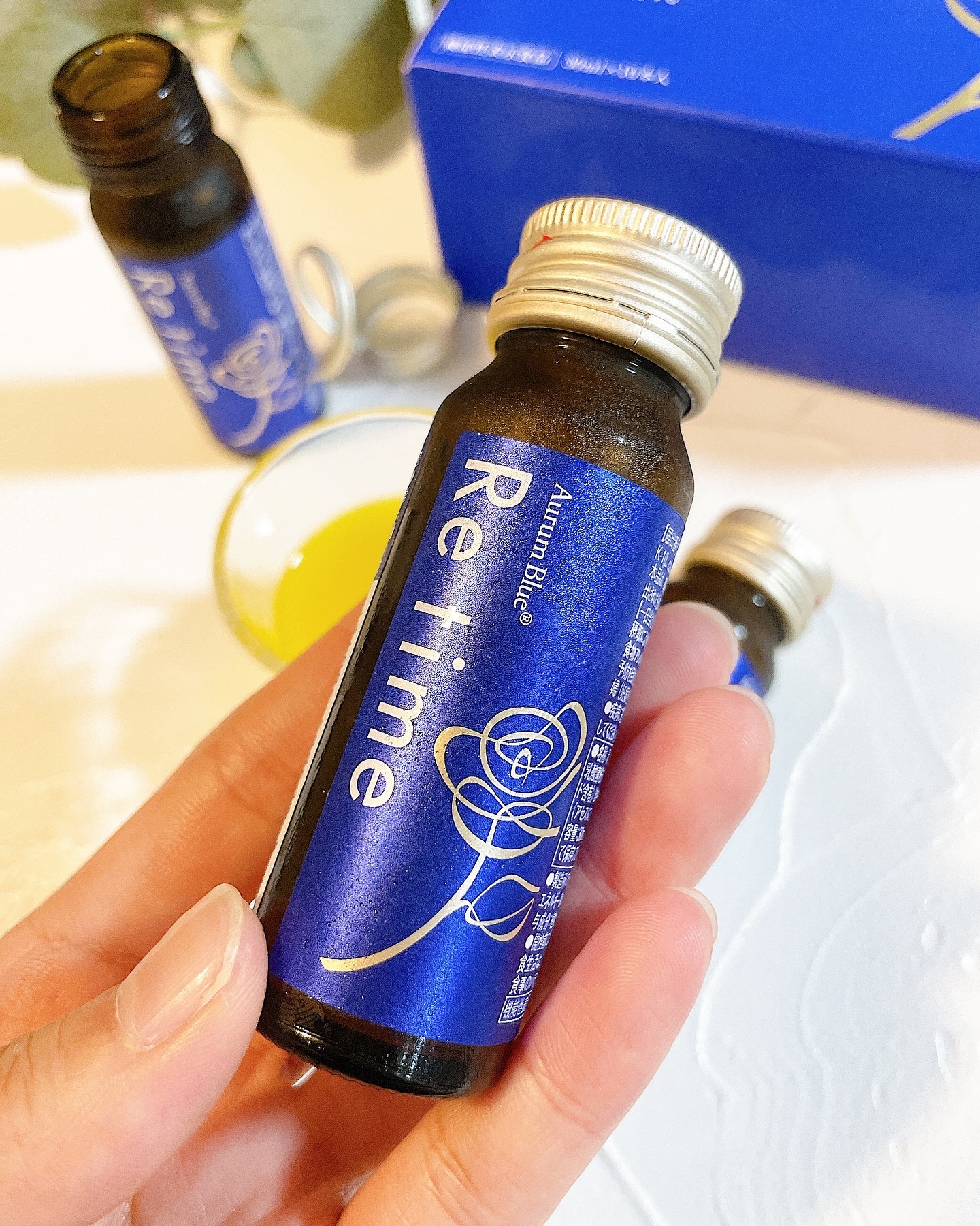 Re time ブルーローズドリンク/オーラムブルー/美容ドリンクを使ったクチコミ（3枚目）