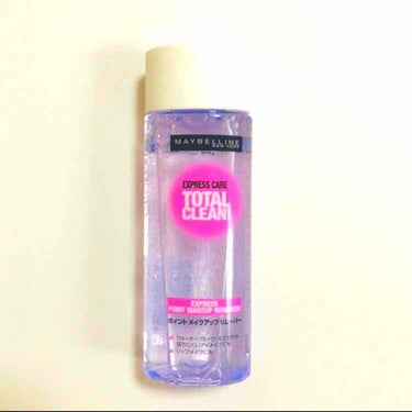 エクスプレス ケア トータル クリーン/MAYBELLINE NEW YORK/ポイントメイクリムーバーを使ったクチコミ（1枚目）