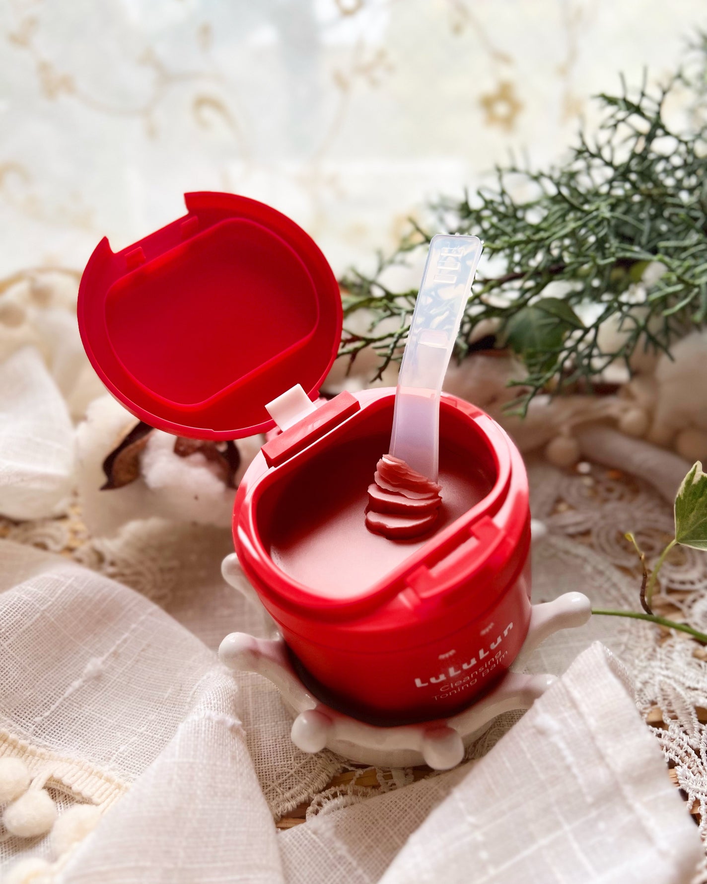 ルルルンクレンジング トーニングバーム SMOOTH RED/ルルルン/クレンジングバームを使ったクチコミ(2枚目)