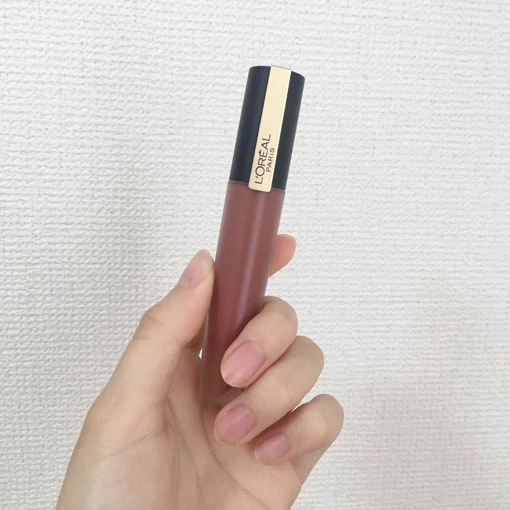 ルージュシグネチャー /ロレアル パリ/リップグロスを使ったクチコミ（3枚目）