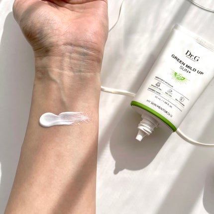 グリーンマイルドアップサンプラス/Dr.G/日焼け止めクリームを使ったクチコミ(3枚目)