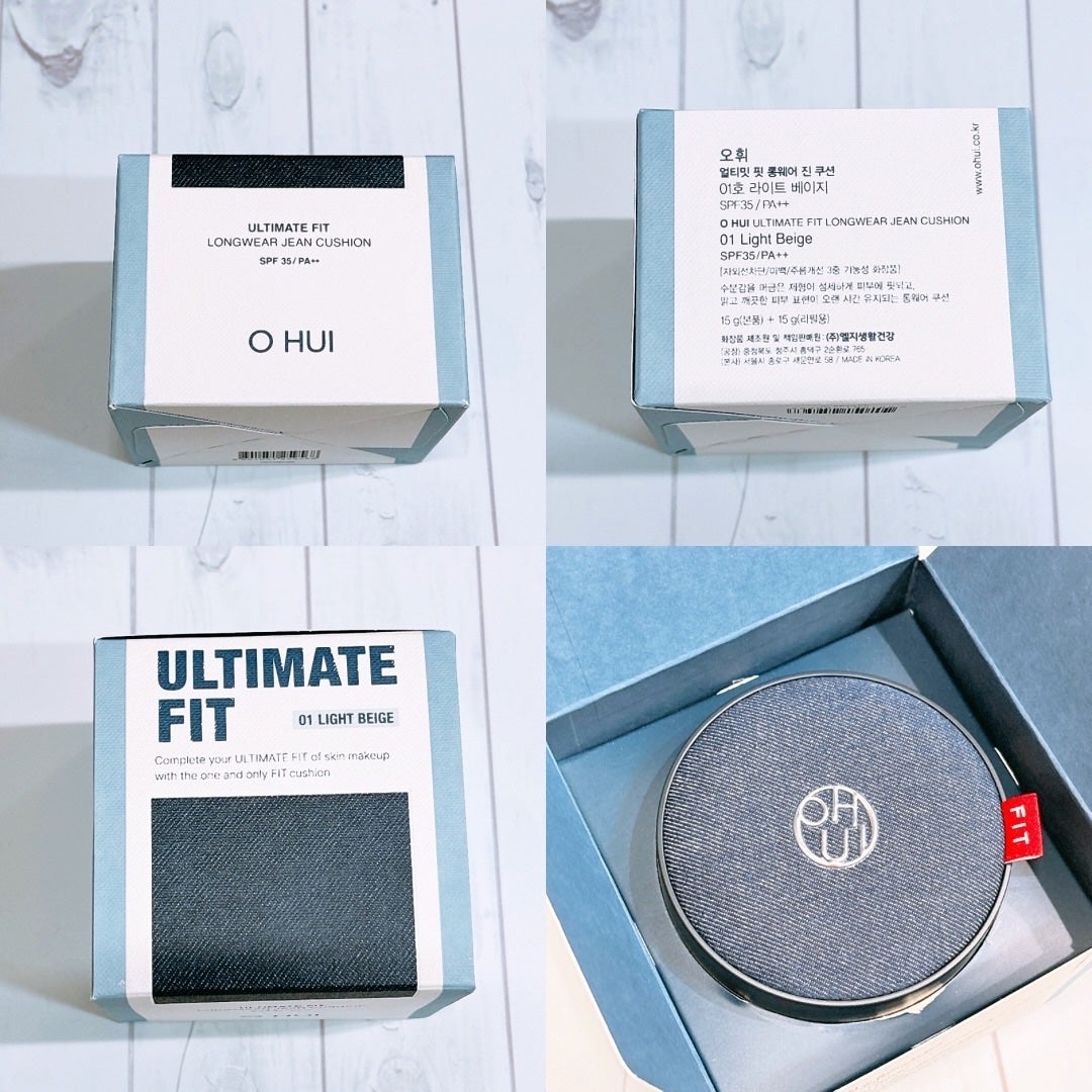 アルティメットフィット ロングウェアデニムクッション/OHUI/クッションファンデーションを使ったクチコミ(2枚目)