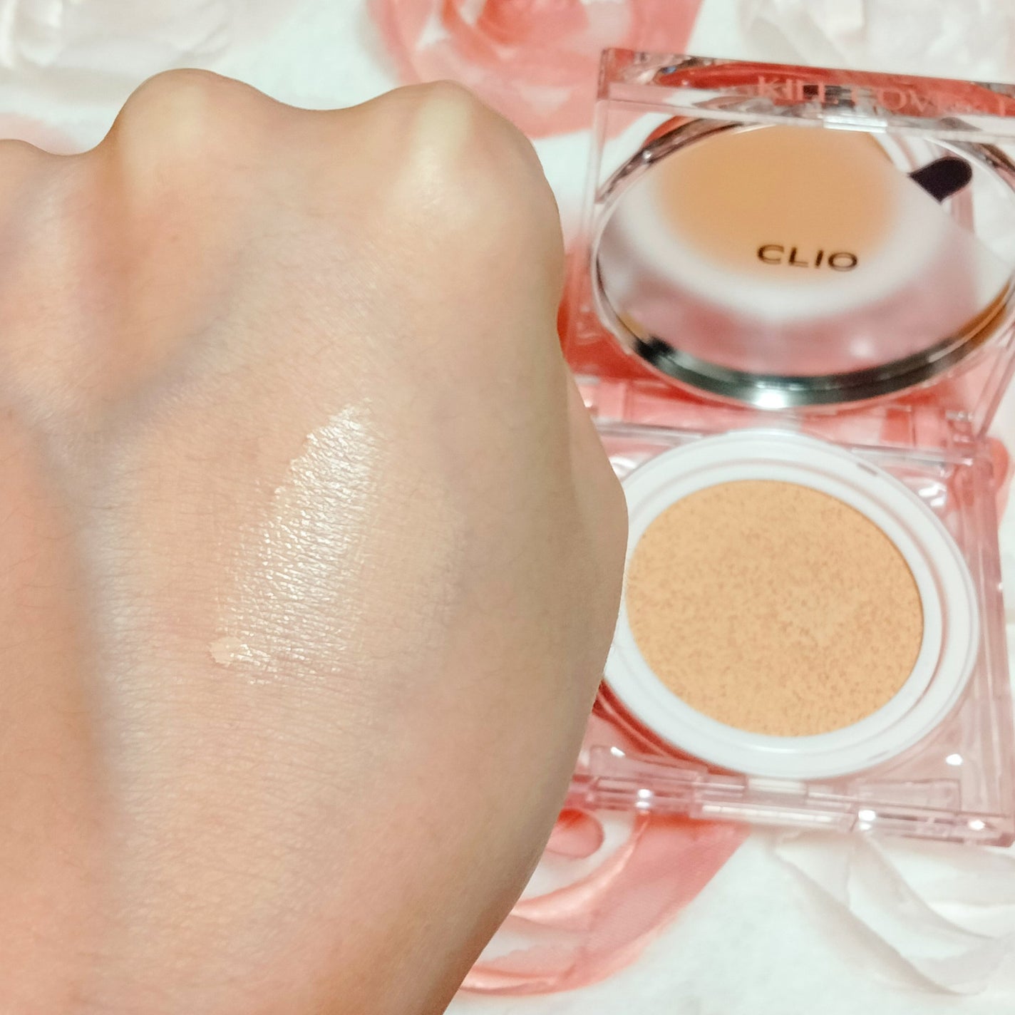 キル カバー ハイ グロウ クッション/CLIO/クッションファンデーションを使ったクチコミ(3枚目)