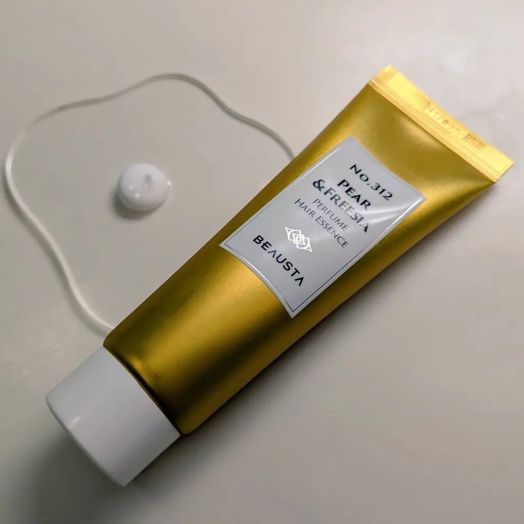 パフュームヘアエッセンス ペアー&フリージア/BEAUSTA/ヘアワックス・クリームを使ったクチコミ（2枚目）