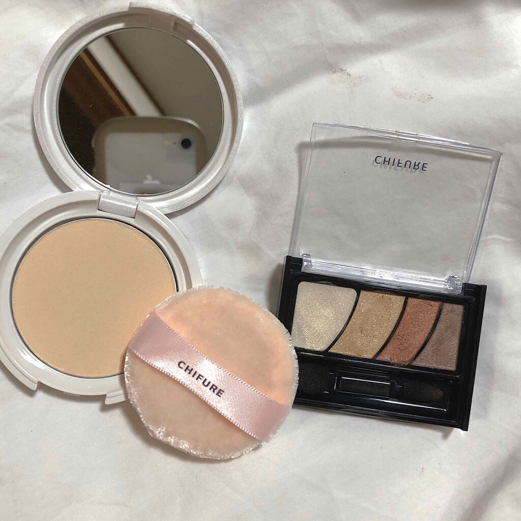 グラデーション アイ カラー（チップ付）/ちふれ/アイシャドウパレットを使ったクチコミ（2枚目）