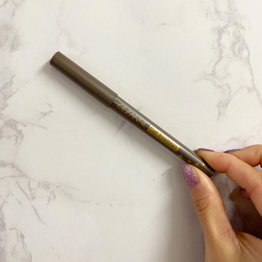 ジェルアイライナー/CEZANNE/ジェルアイライナーを使ったクチコミ（1枚目）