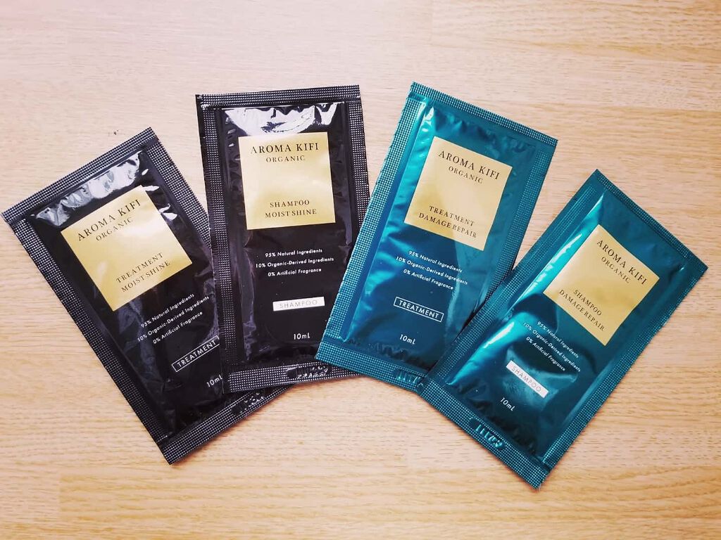 オーガニックシャンプー/トリートメント<モイストシャイン>/AROMA KIFI/シャンプー・コンディショナーを使ったクチコミ(1枚目)