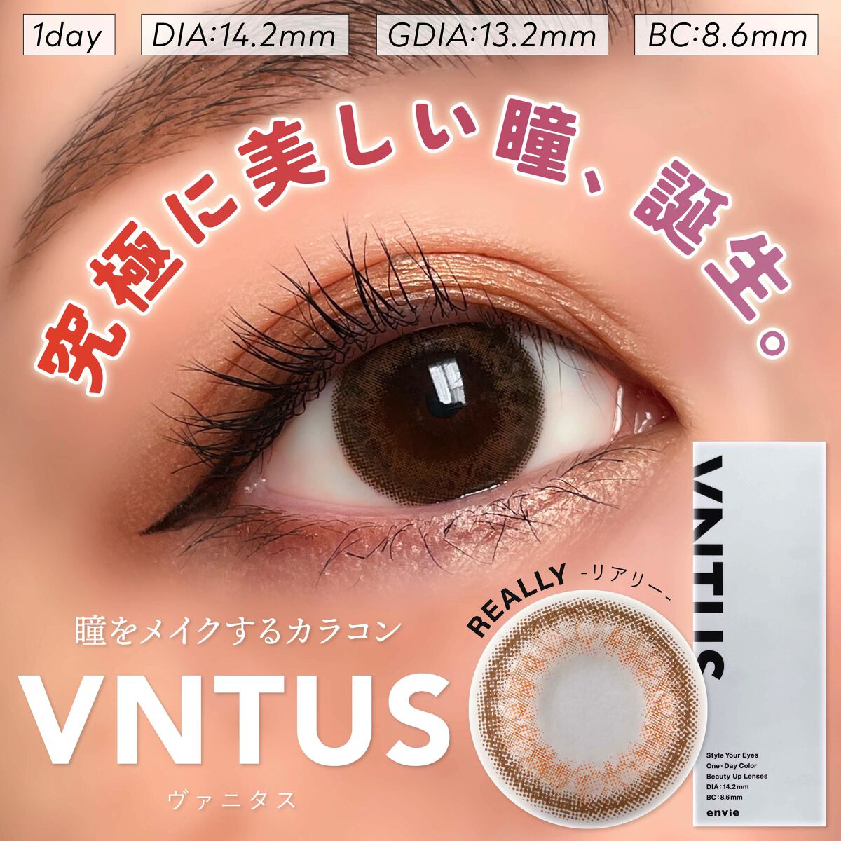 VNTUS 1day/VNTUS/ワンデー（１DAY）カラコンを使ったクチコミ（1枚目）