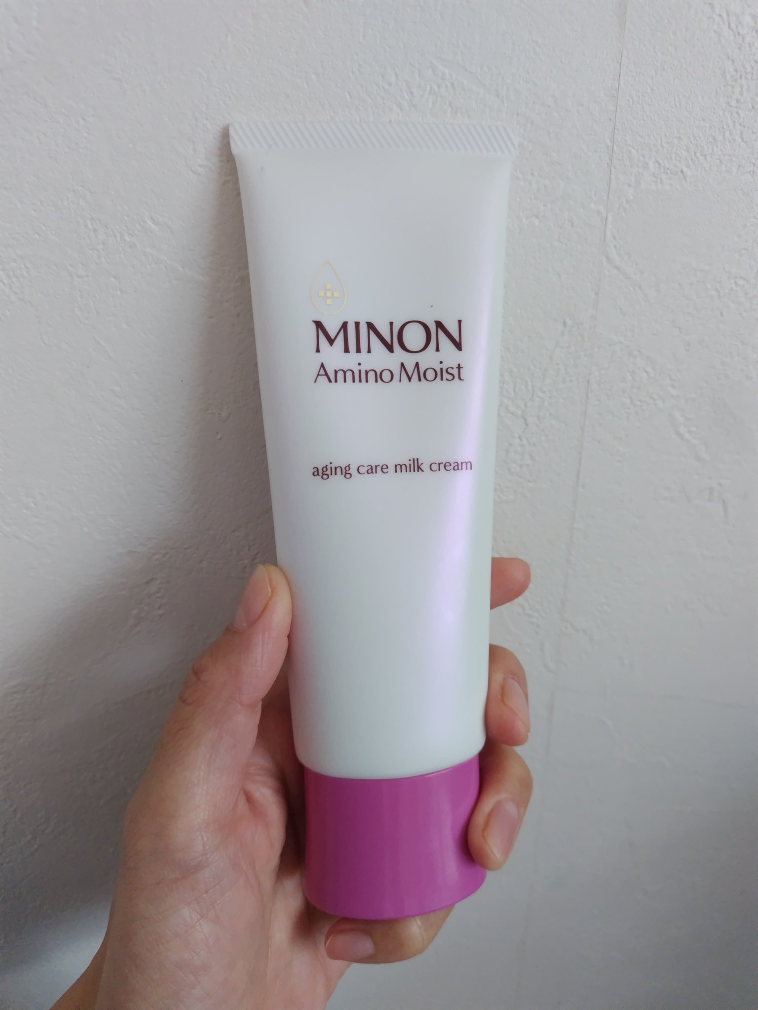 アミノモイスト エイジングケア ミルククリーム/ミノン/フェイスクリームを使ったクチコミ（1枚目）