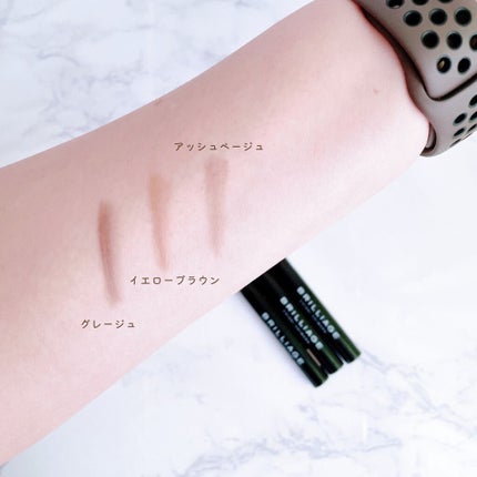 ロングステイ アイブロウパウダー&ペンシル/ブリリアージュ/アイブロウペンシルを使ったクチコミ(3枚目)