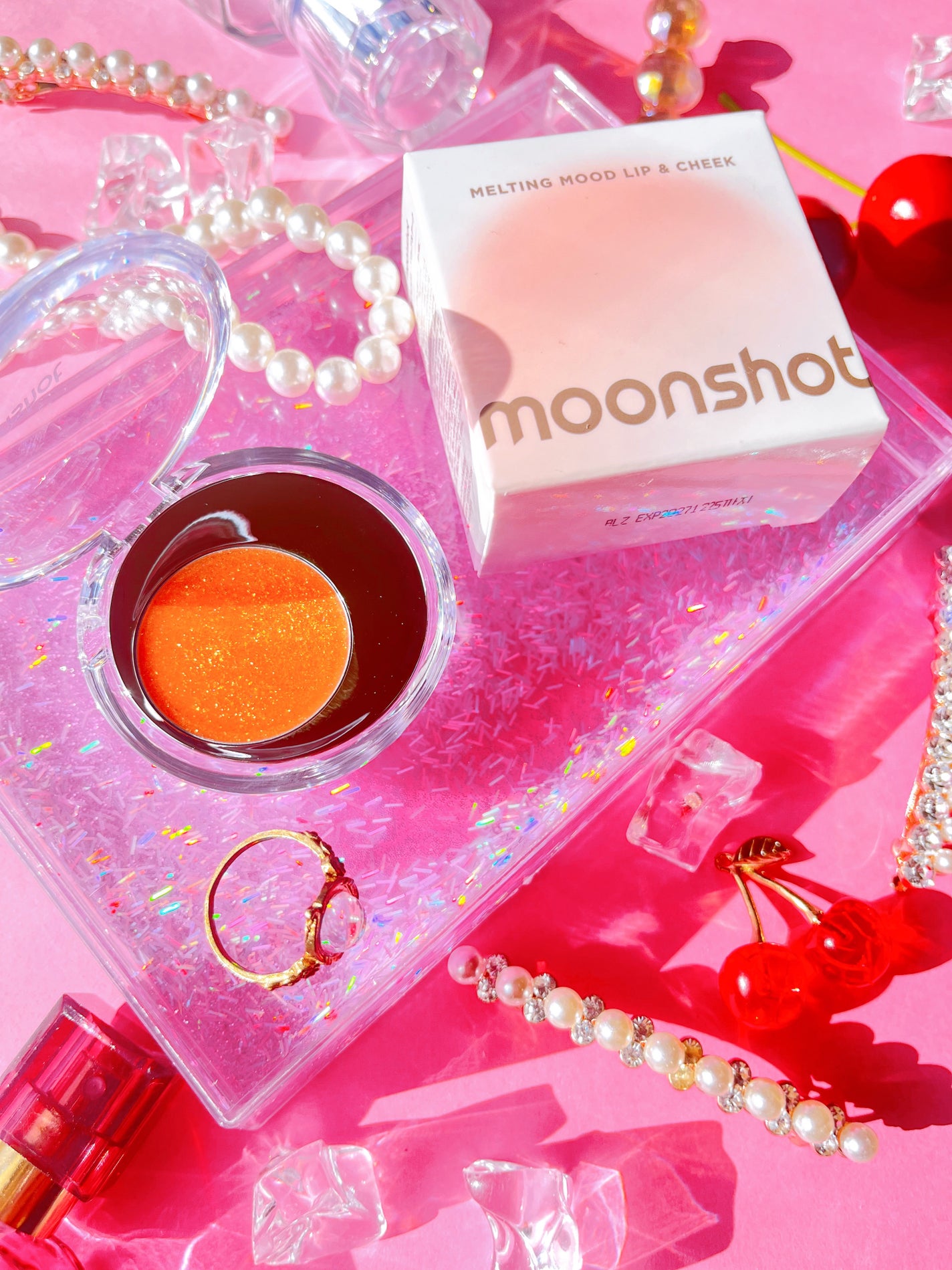 メルティングムードリップ&チーク/moonshot/ジェル・クリームチークを使ったクチコミ(3枚目)