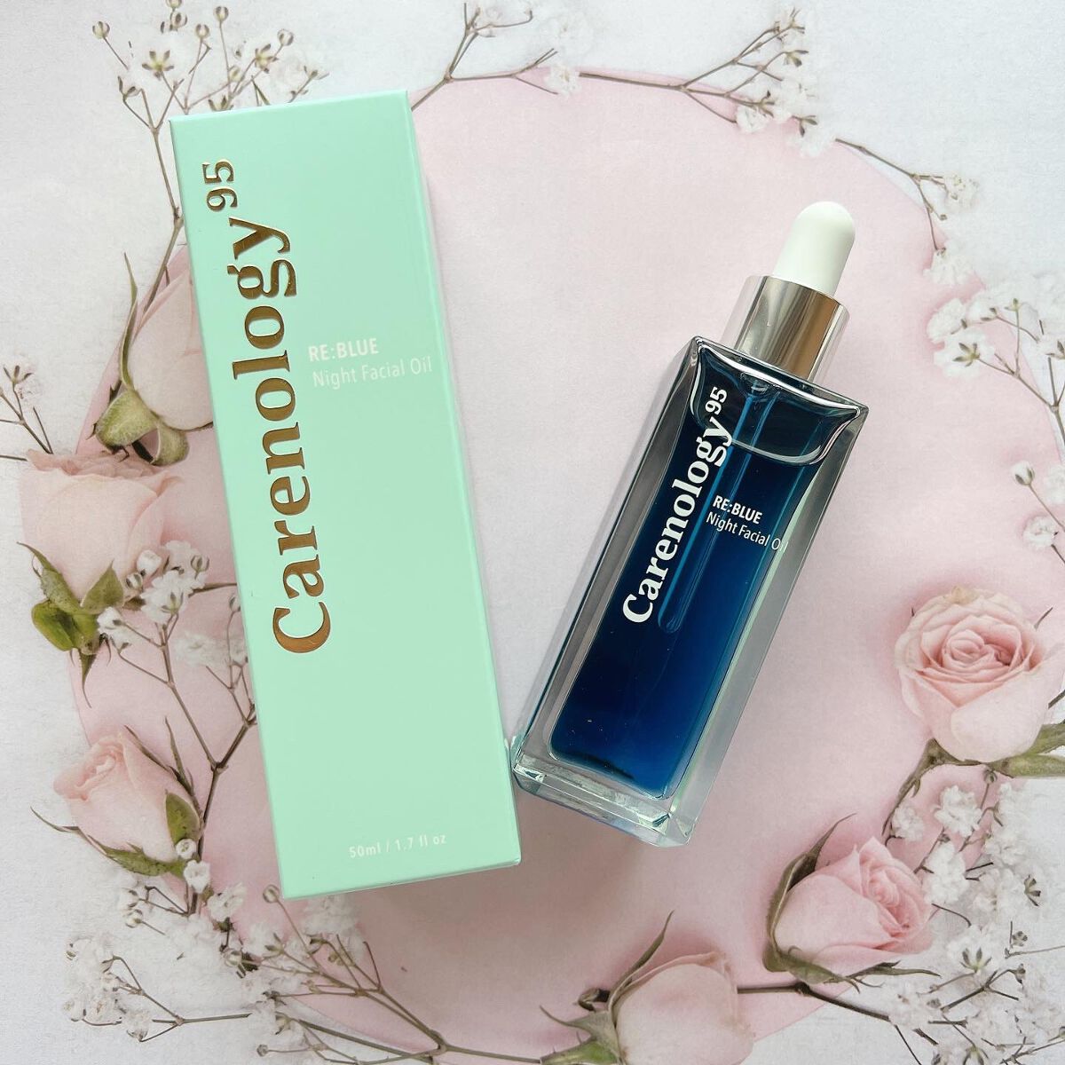リブルーナイトフェイシャルオイル/Carenology95/美容液を使ったクチコミ(2枚目)