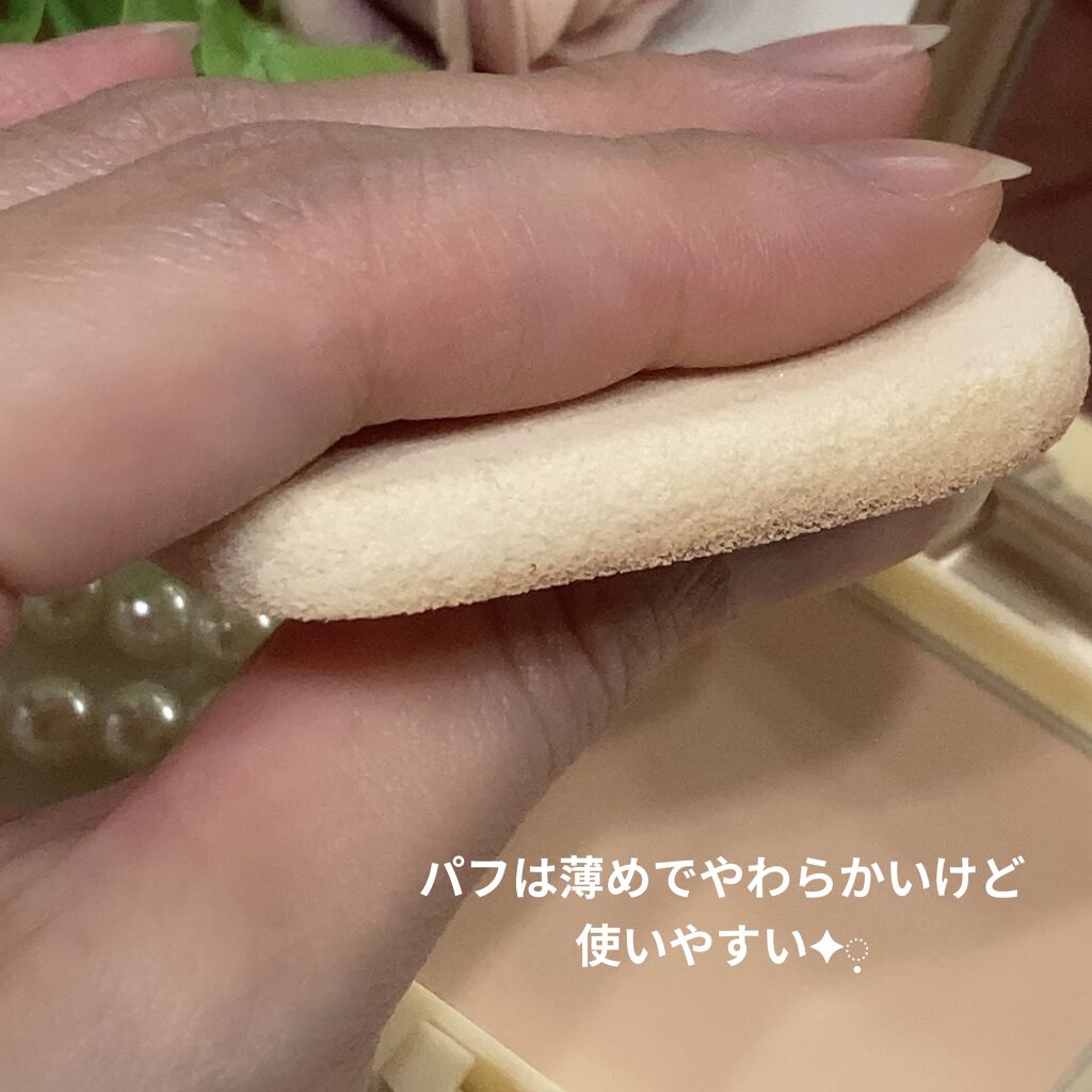 マシュマロフィニッシュファンデーション  MO マットオークル/キャンメイク/パウダーファンデーションを使ったクチコミ（3枚目）