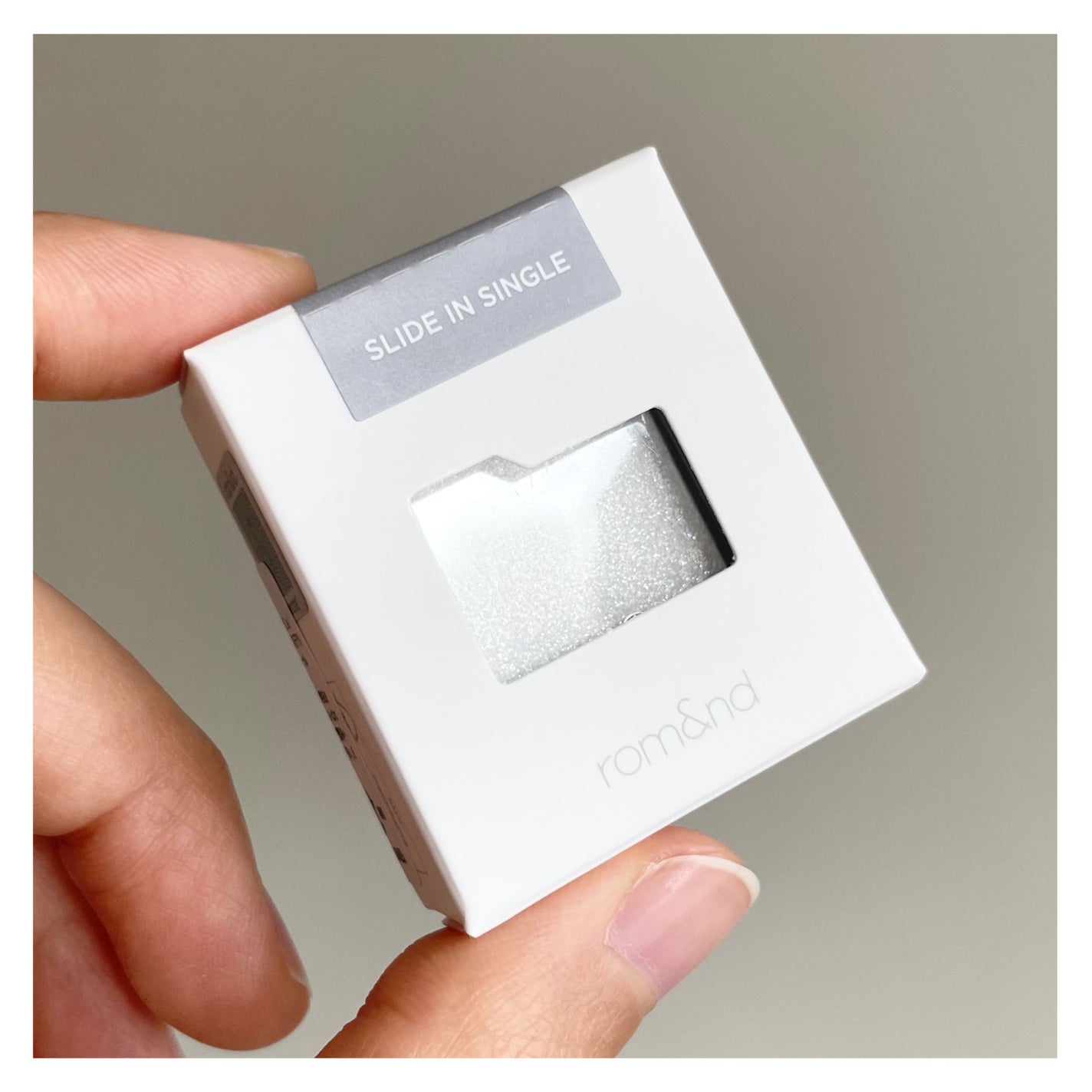 スライドインシングル/rom&nd/単色アイシャドウを使ったクチコミ(8枚目)