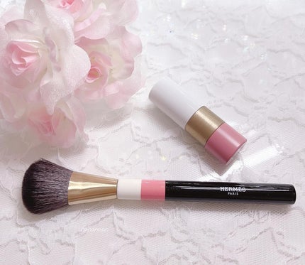 ローズ・エルメス パンソー ファー ア ジュ/エルメス/メイクブラシを使ったクチコミ(1枚目)