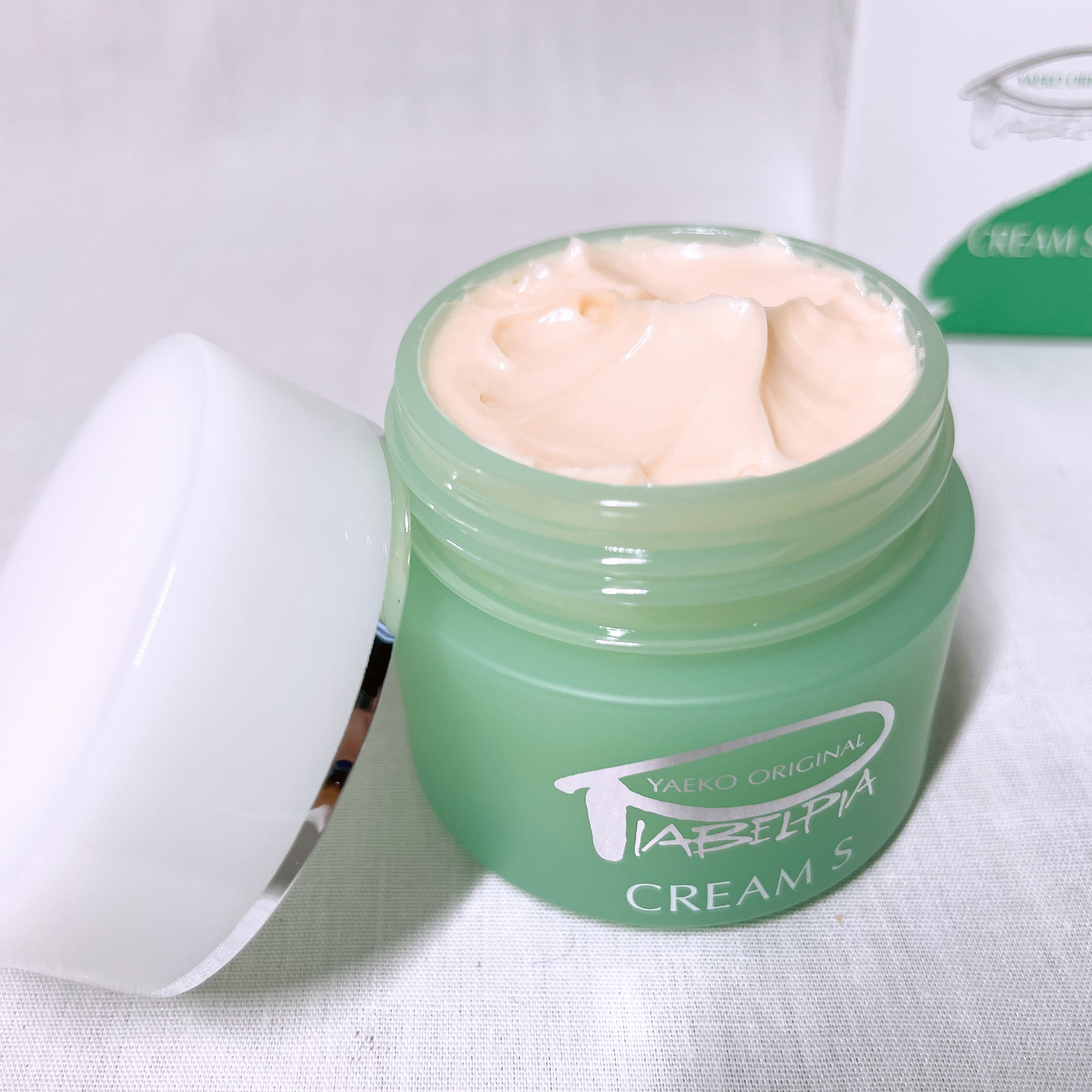 クリームＳ/ピアベルピア/フェイスクリームを使ったクチコミ（3枚目）