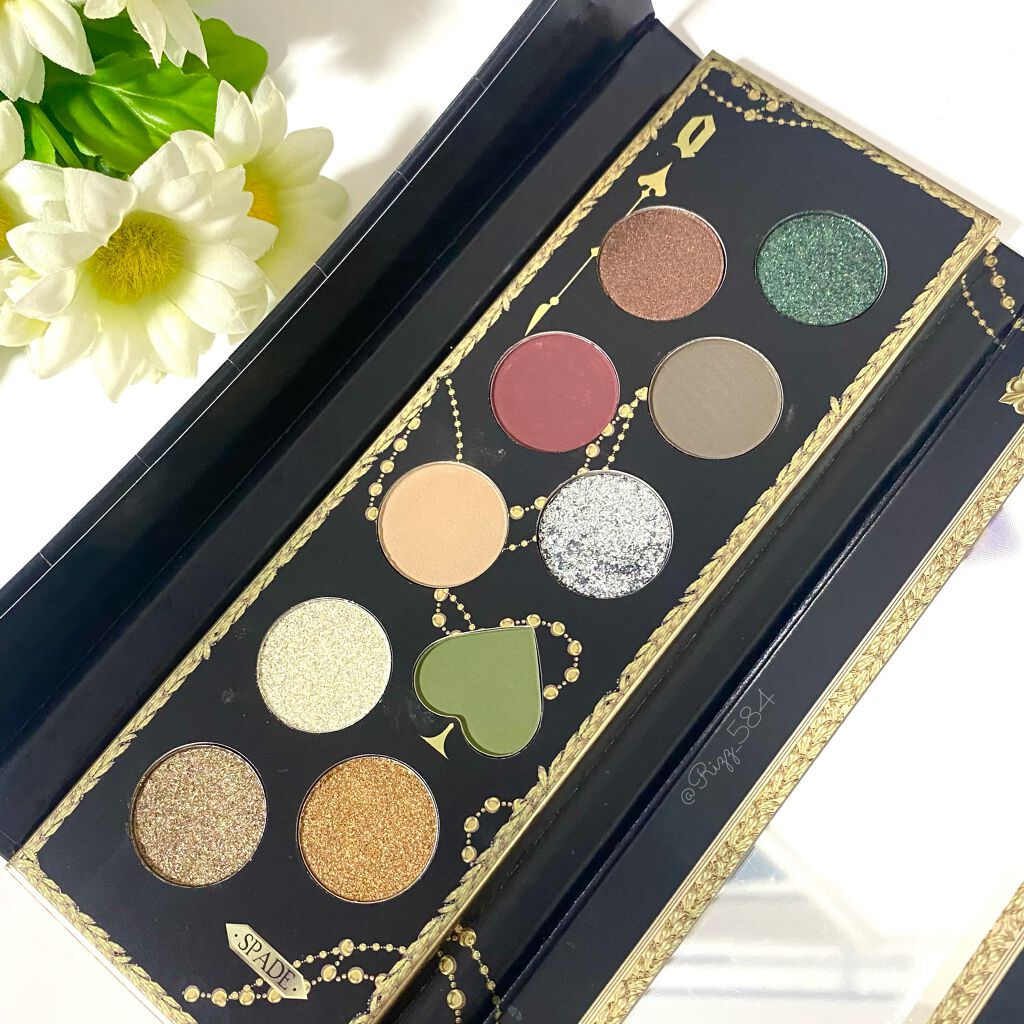 クイーン10色アイシャドウパレット/BLACK TIME/アイシャドウパレットを使ったクチコミ(6枚目)