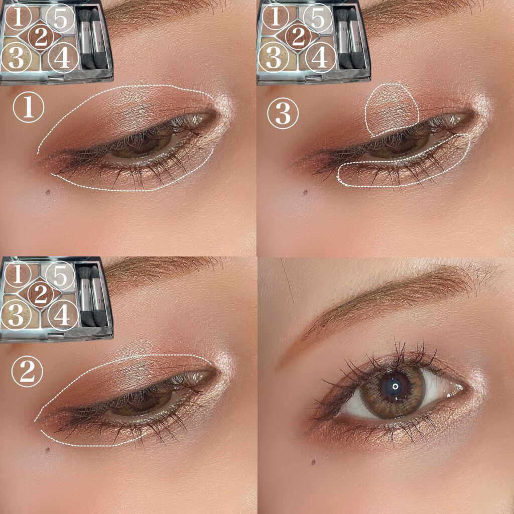 【旧】サンク クルール クチュール/Dior/アイシャドウパレットを使ったクチコミ（2枚目）