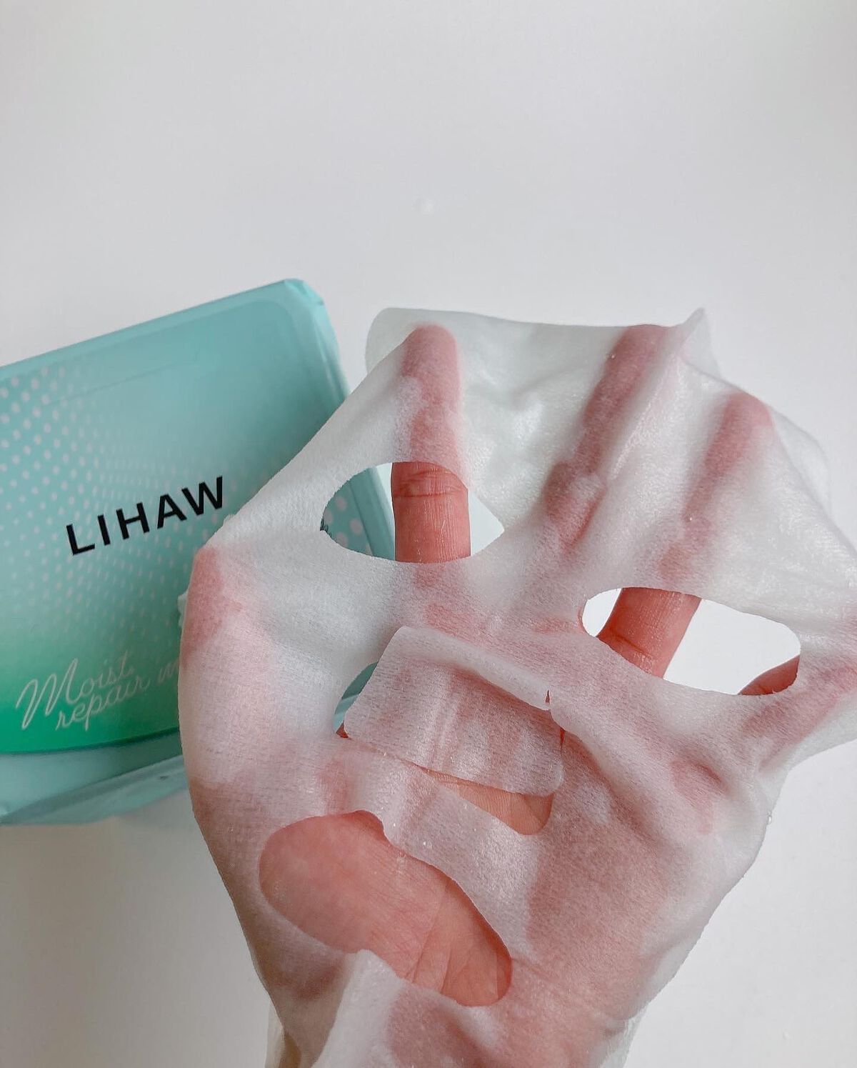 モイストリペアマスク 32枚入/LIHAW/シートマスク・パックを使ったクチコミ（3枚目）