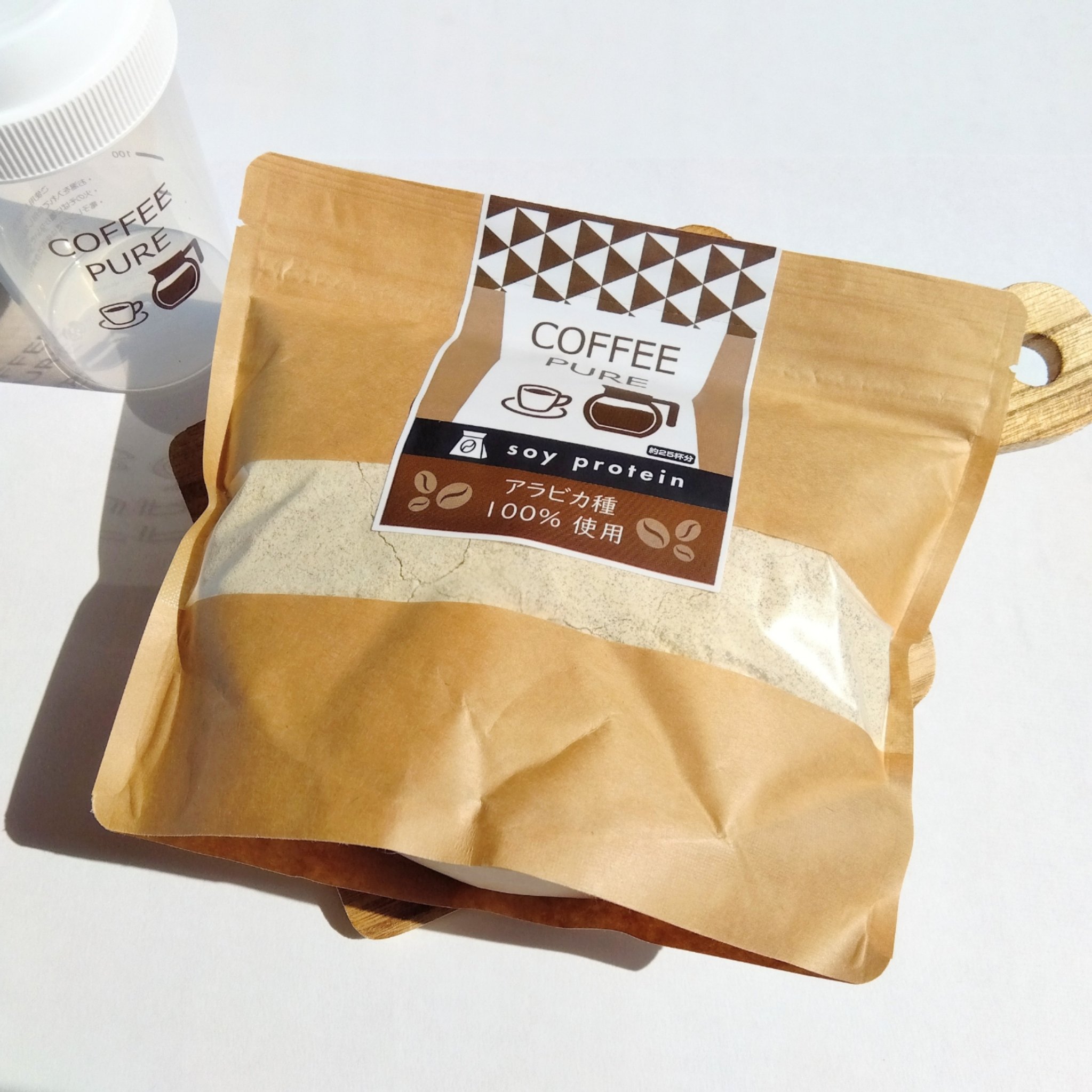 COFFEE PURE（ソイプロテイン）/ピュアパートナー/ソイプロテインを使ったクチコミ（1枚目）