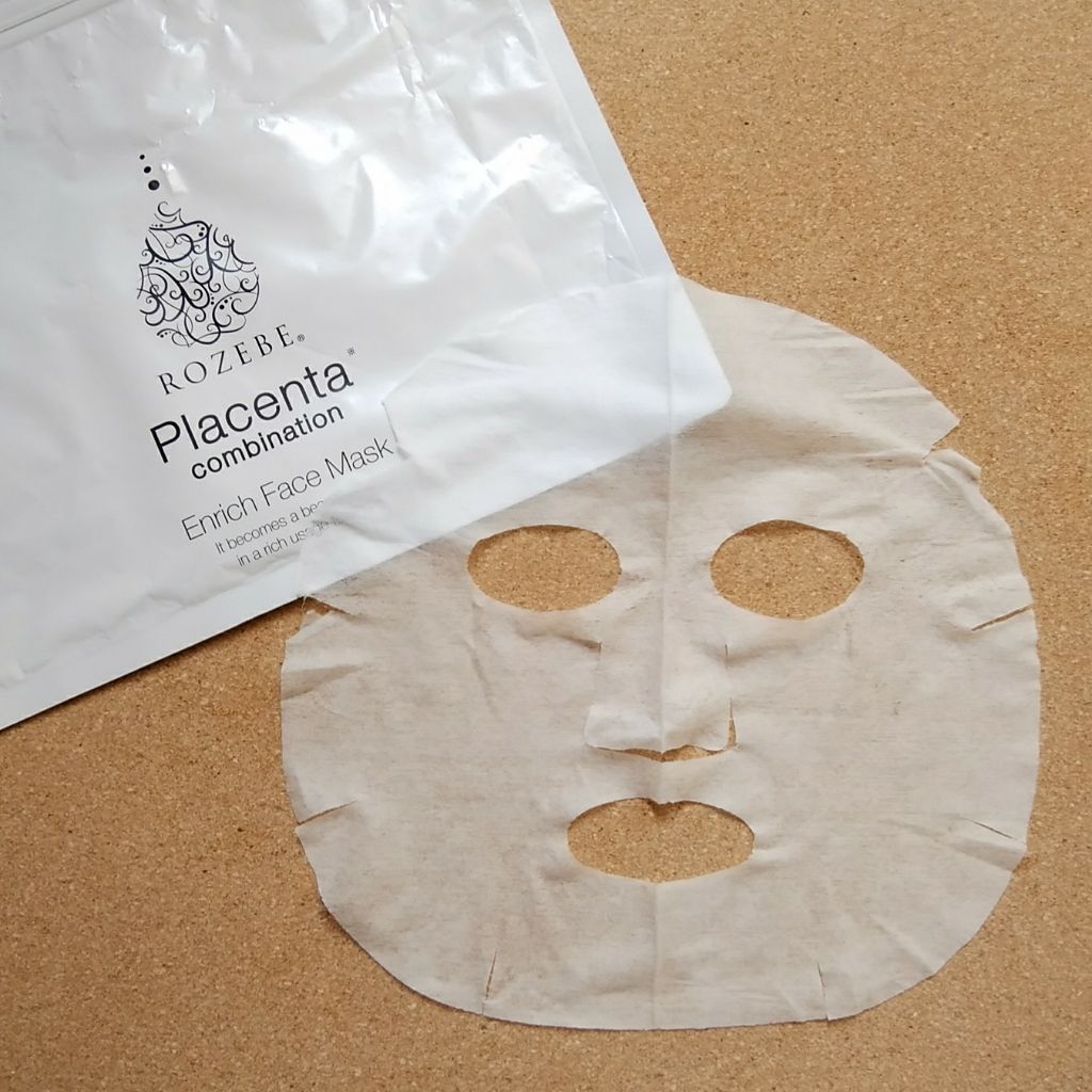 プラセンタエンリッチフェイスマスク/ROZEBE/シートマスク・パックを使ったクチコミ（1枚目）
