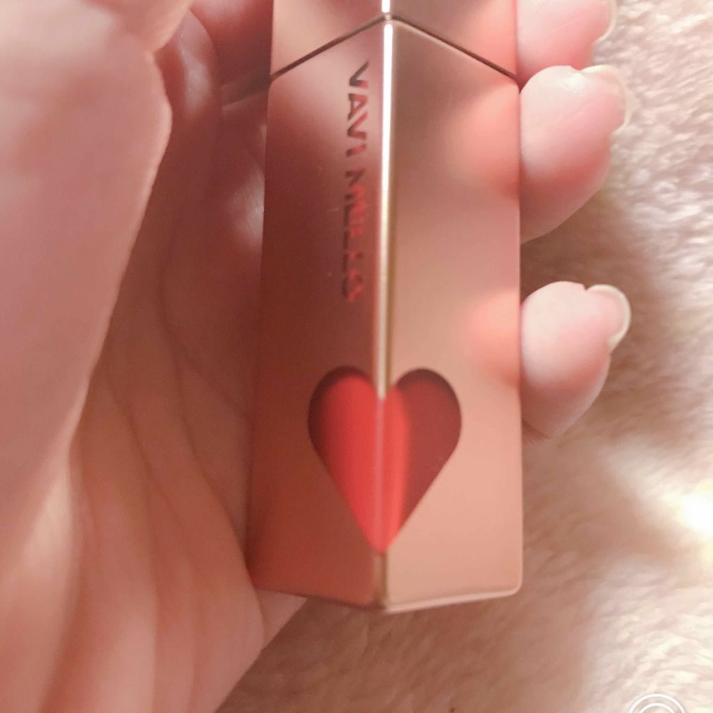 ハートウィンドウリップティントベルベットタイプ/VAVI MELLO/口紅を使ったクチコミ（3枚目）