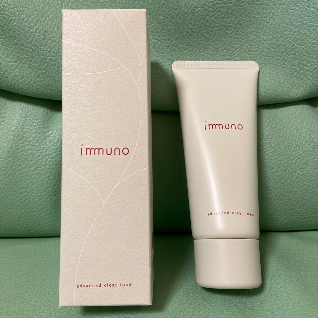 アドバンスド クリアフォーム/immuno/洗顔フォームを使ったクチコミ(1枚目)