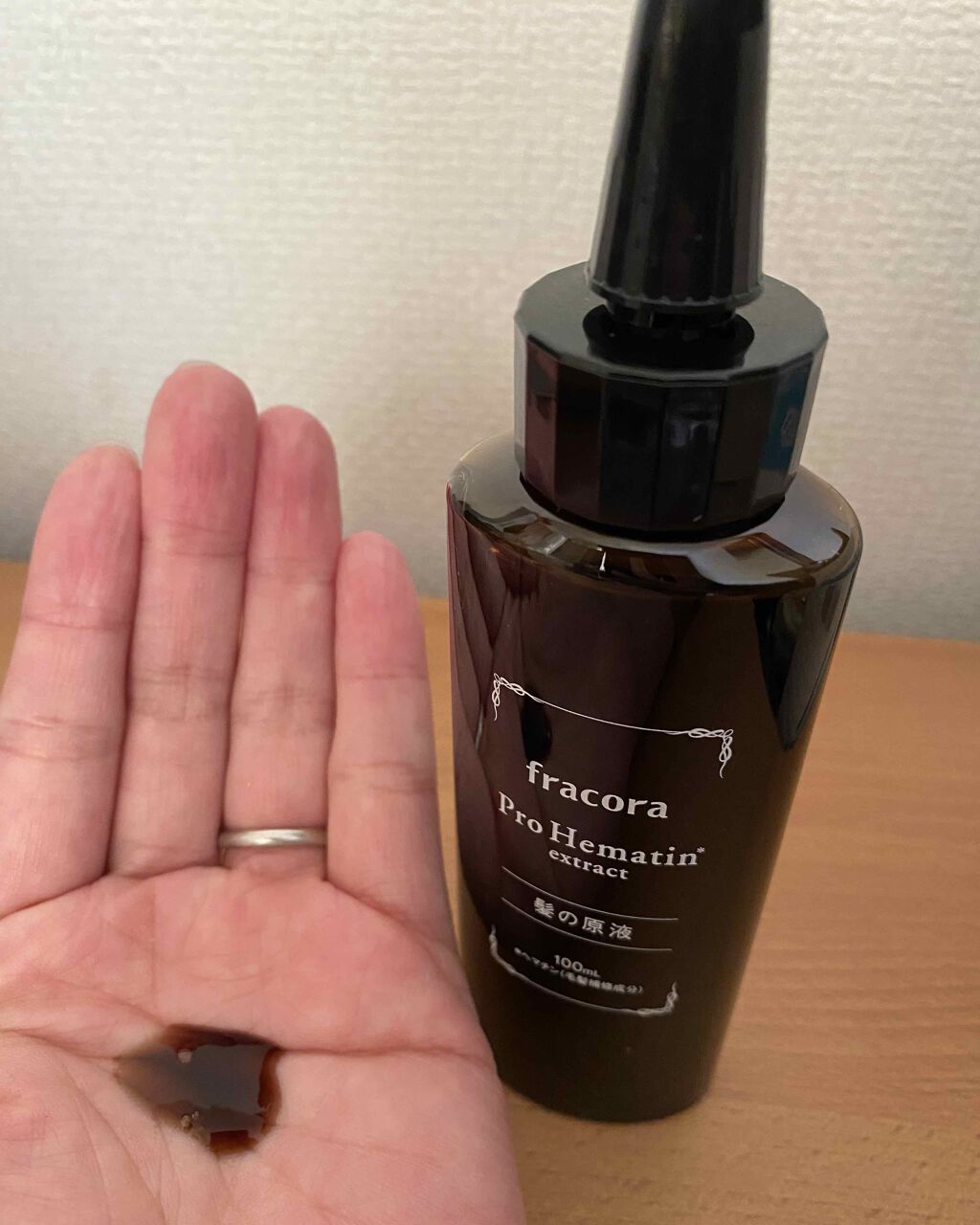 プロヘマチン原液/fracora/洗い流すヘアトリートメントを使ったクチコミ（3枚目）