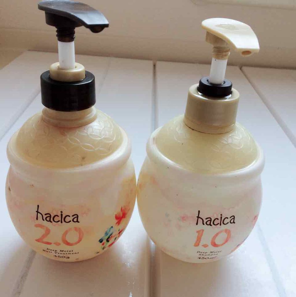 ディープモイスト シャンプー1.0 / ヘアトリートメント2.0/hacica/市販シャンプーを使ったクチコミ（1枚目）